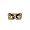 10k Greek design infinity Ring New