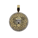 2 Tone medusa Yellow Gold 10K VP-015