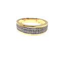 Diamant Bague  Or Jaune 10k SR 14357(7.2)