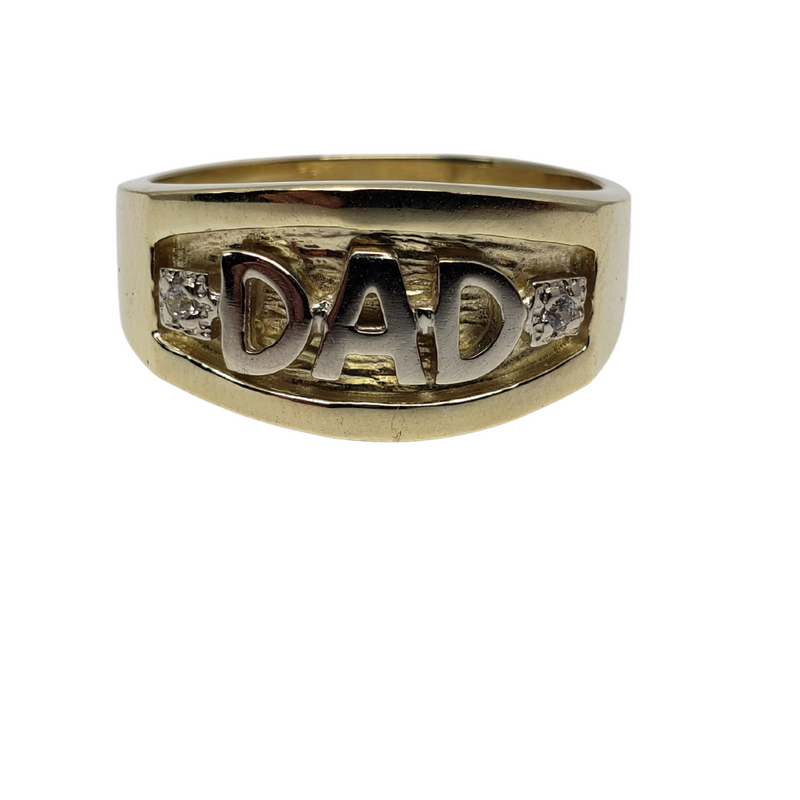 10K Dad  Gold Ring MAC-001