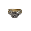 10k 0.50ct Bague de fiançailles