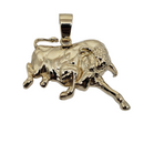 10k Bull Pendant NEW