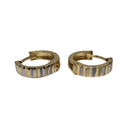 10k Jaune Or Huggies Boucle d'oreille BD-0025