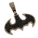 Batman 1.10ct Gold Pendant in 10k Gold SP 9796 A