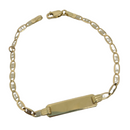 Bracelet bébé 2 tonnes en or jaune 10K Mariner BABY-006