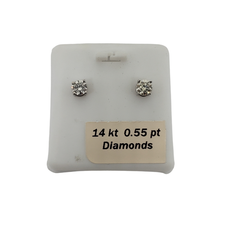 14k 0,55ct Diamants ronds