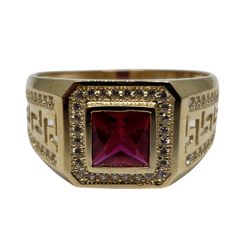 De Santis Gold Ring for Men MR-038