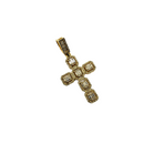 10k 1.09ct SI Diamond Cross