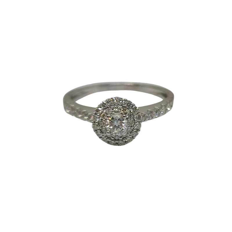 14k Luxury Love4 Ring 0.50ct VS Diamonds