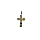 10k 2.12ct Diamond Cross NEW
