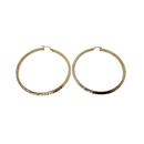 10k Jaune Or Huggies Boucle d'oreille BD-0025