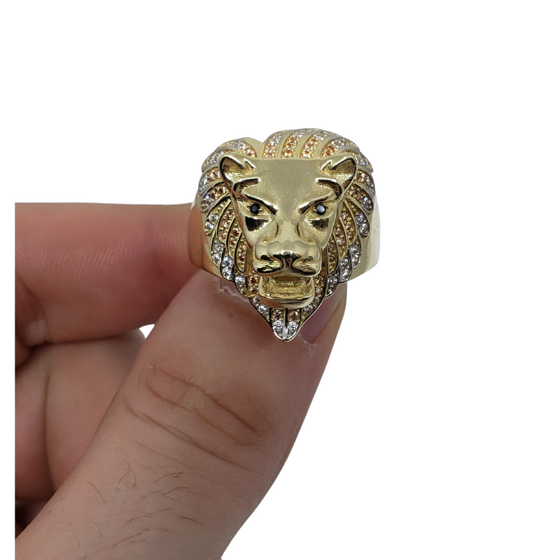 10k Lion Ring New