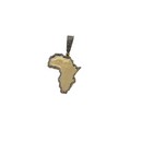 Map of Africa Pendant 10k Gold NEW