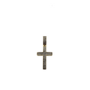 10k 0,28ct Diamants Pendentif Croix Nouveau