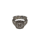 10k 1.52ct Halo diamond Ring