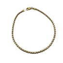10k 2.6mm Ice Bracelet 2 tonnes Nouveau