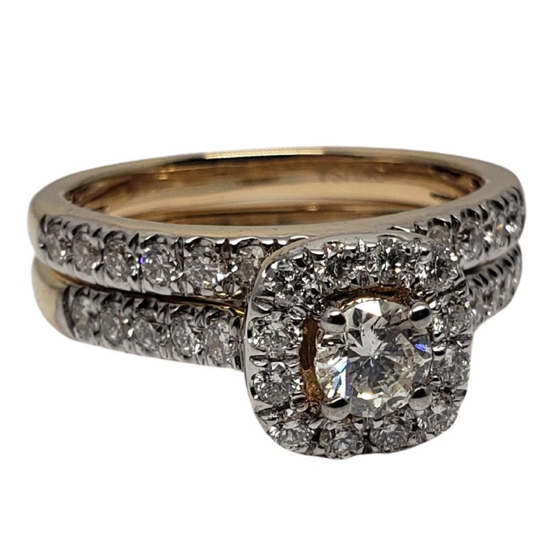 Diamond Ring 1.00ct in 14k Yellow Gold SKR15450-100