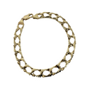 8.04mm Carozza 10K Yellow Gold Bracelet MB013