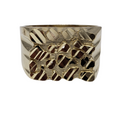 Nugget 01 Gold Ring 10k for Men CAL-009