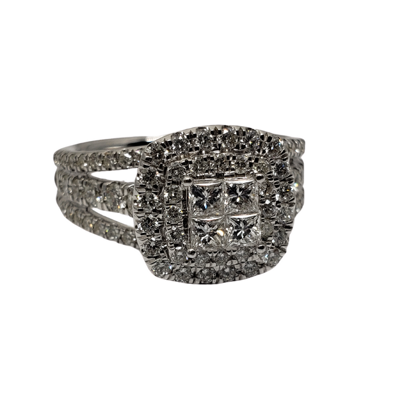 Diamond Ring 1.50ct in 10k White Gold skr24941-150