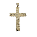 Cross Nugget  Pendant 10k Yellow Gold SJ-601