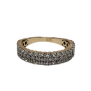 10k 1.64ct Diamond Band 3 rows
