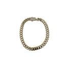 10k 8mm Cuban LInk Bracelet Lock Zirconia