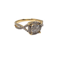 10k 0.30ct + 0.20ct Engagement Ring