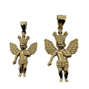 Angel Pendant 3.0 in 10k Gold LA190