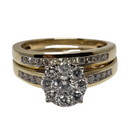 Diamant Bague 1.00ct Or jaune 14k SKR8821-100