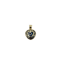 10k Evil Eye Heart Medusa Style NEW