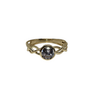 Halo ring 10k Yellow Gold mmm-015