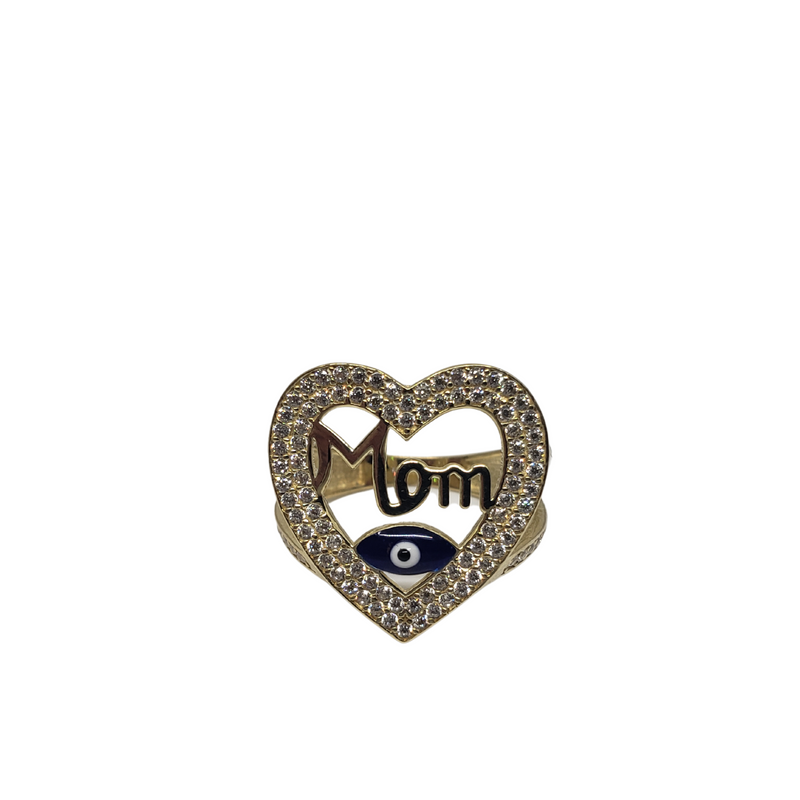 10k Mom Heart Ring