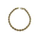 6mm 10k torsade Bracelet