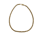 10k yellow gold Rope Ankle chain