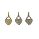 Pendentif coeur cadena 0.45ct diamants  en or 10K LA-018