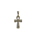 10k 0.85ct Diamonds Cross of life New