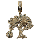 Moneythree 1.41ct Gold Pendant in 10k Gold SP 0315