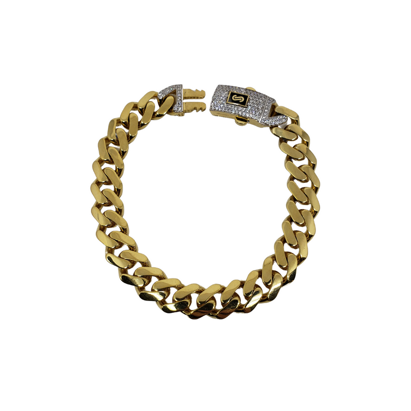 11mm Monaco Bracelet or jaune