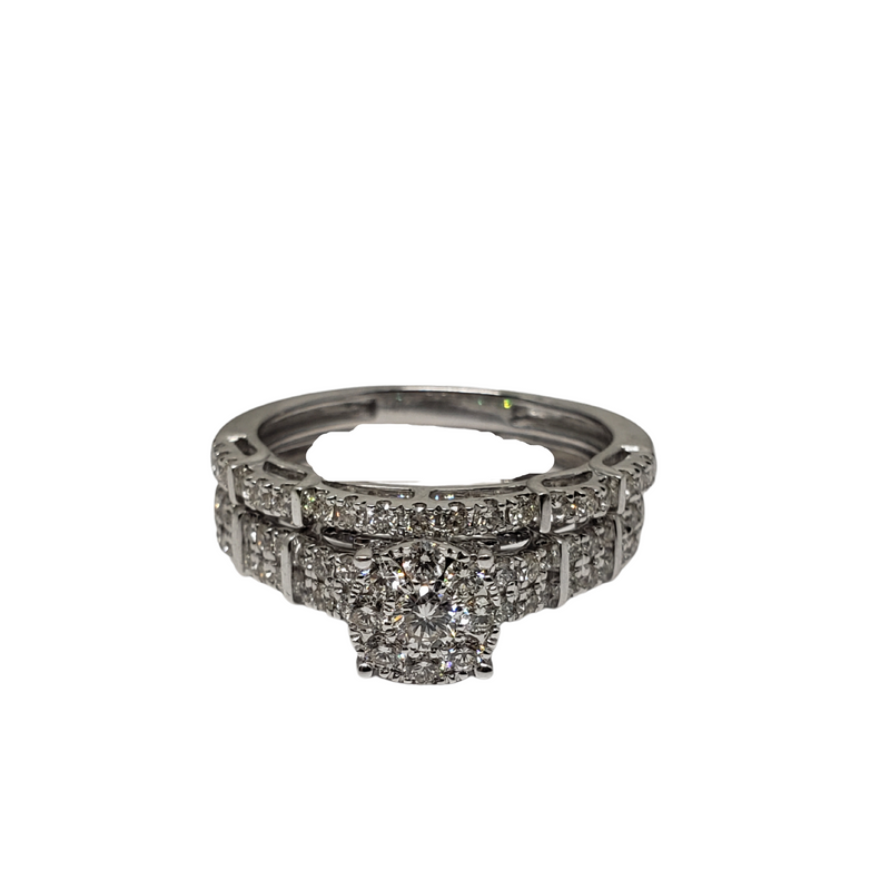 14k 0.75ct  Luxury Diamonds engagement Flower Ring