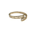 10k Greek design Women Ring New