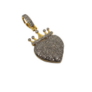 Heart Crown 0.92ct diamonds 10k Gold NEW SP9797B