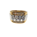 10k 1.12ct + 0.38ct Duo Color Engagement Ring