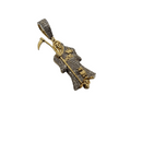Reaper Pendant  0.75ct diamonds 10k gold SP 11653B