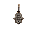 Hamsa Pendant 0.45ct diamonds 10K Rose Gold SP10802A