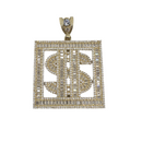 Pendentif $$ en or 10K SJ-606