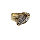 Bague 14k 0,35ct diamant cheval