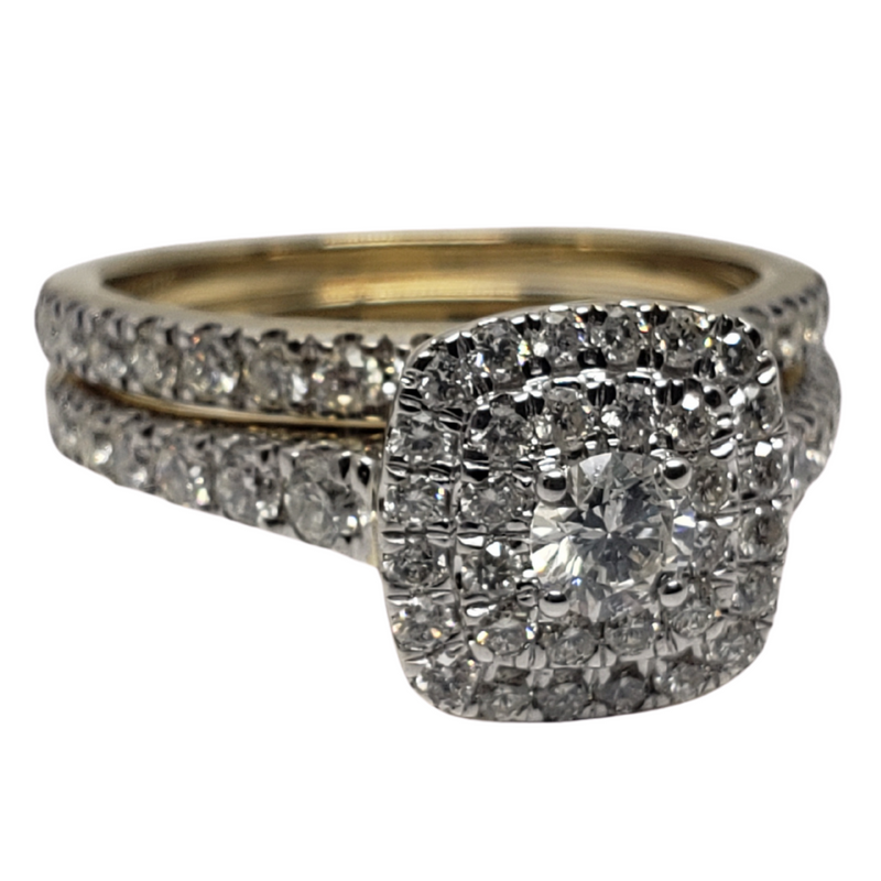 Diamond Ring 10ct in 14k Yellow Gold SKR13223-100H