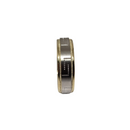 10k Wedding band Yellow Gold white gold 2 tons
