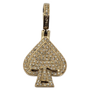 Dunno 1.10ct Gold Pendant in 10k Gold SP 13764